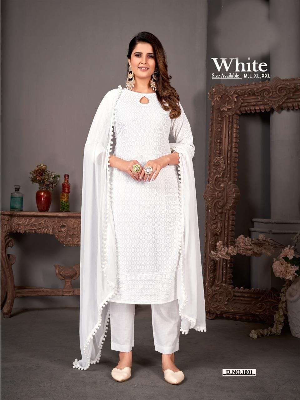 White By Poonam Designer 1001 To 1006 Series Beautiful Stylish Festive Suits Fancy Colorful Casual Wear & Ethnic Wear & Ready To Wear Pure Rayon Printed Dresses At Wholesale Price